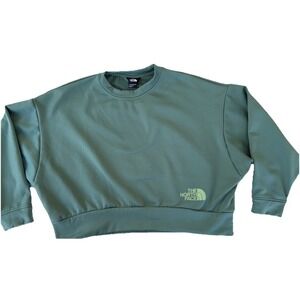 The North Face Women's Crew Sweatshirt in Sage Green